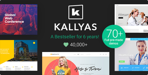 kallyas wordpress theme preview. large preview